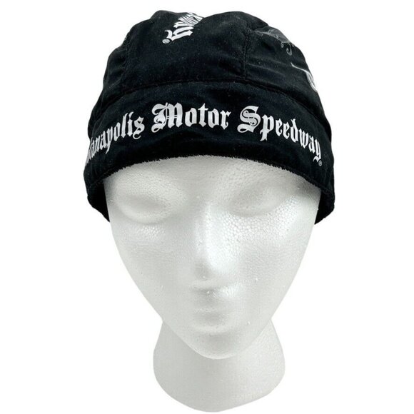 Indianapolis Motor Speedway Mens Black Graphic Print Headwrap/Bandana One Size - Picture 1 of 10